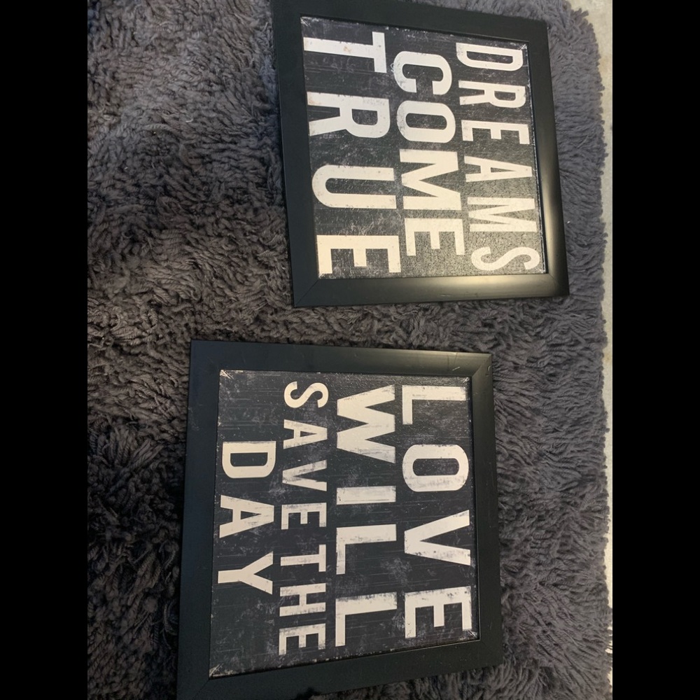 Two picture frames